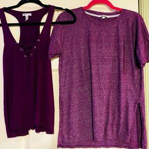 Bundle of 1 Victorias Secret & 1 Pink top both size XS